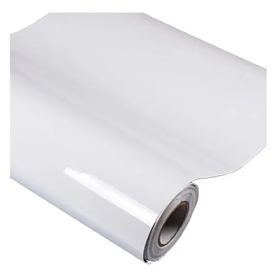Adesivo Decorativo Branco Brilho Geladeira Moveis 5m X 50cm
