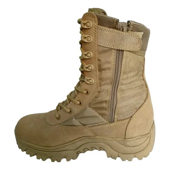 Bota Nebraska Teni Cremallera Beige Vulcanizada Y Cocida