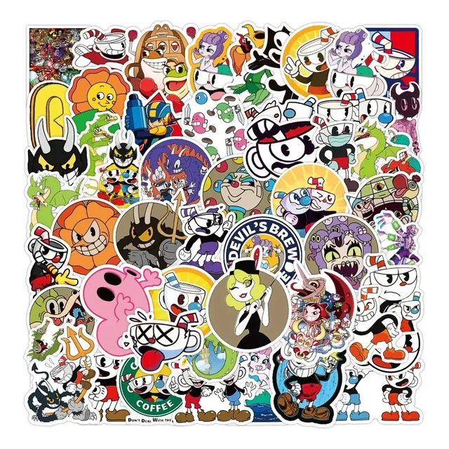 Videojuego A Escoger Variado 50 Calcomanias Stickers