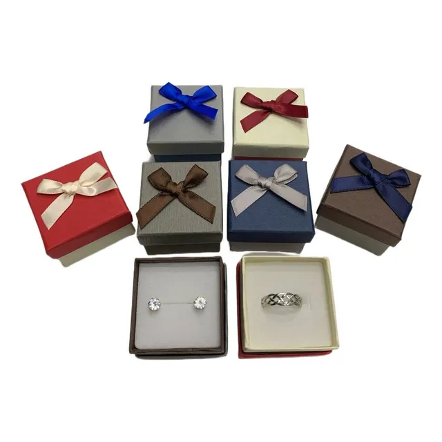 Pack De 12 Cajas De Presentación Para Anillos O Caravanas