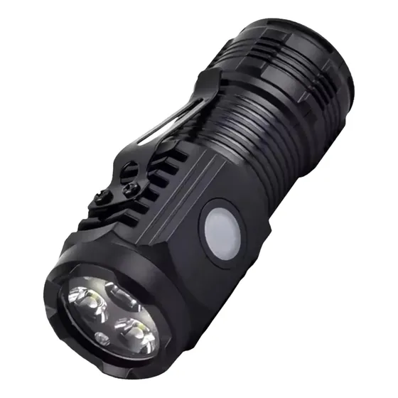Linterna Tactica Led Recargable Clip Mini Led Con Gancho