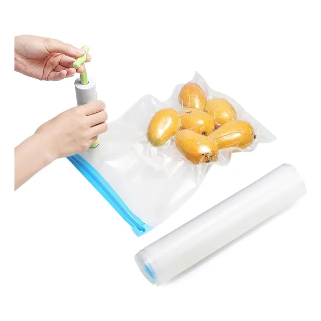 Bolsa Ziploc Cierre Hermetico Con Vacio Y Bomba 15un 26x34cm