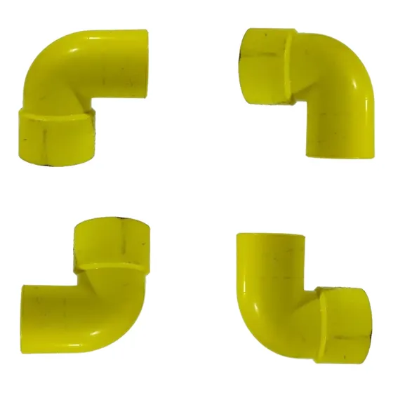 Cuatro Codos 90o Pvc 2 Aguas Servidas