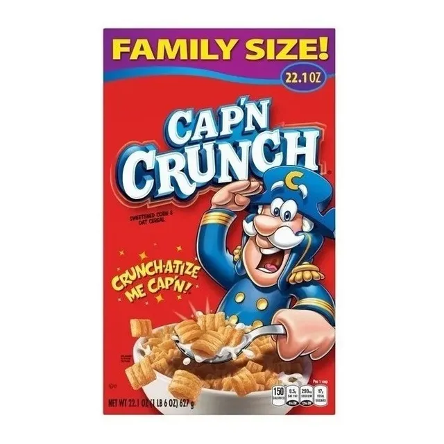Capitan Crunch Cereal Caja 627 Gramos Importado Family Size