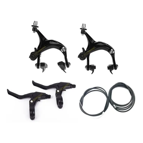 Freno Herradura Completo Ruta Aluminio + Manijas + Cables