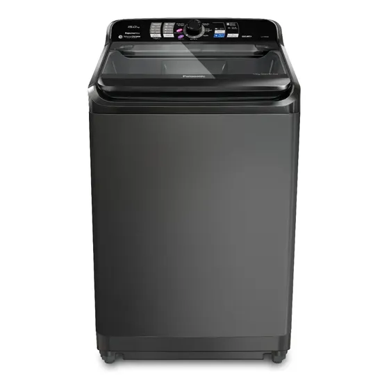 Máquina De Lavar Panasonic 15kg Na-f150b1t Cinza 127v