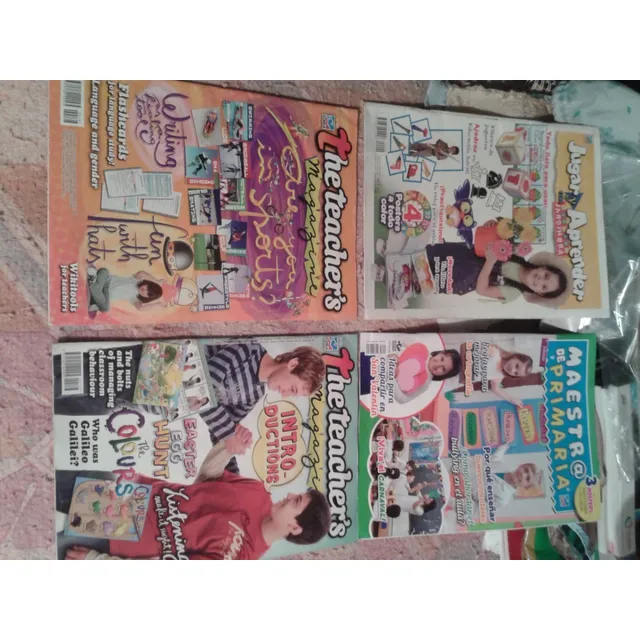 Coloridas Revistas Educativas, Útiles Y Fabulosas 
