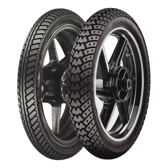 Par Pneu Cg Fan Titan 90/90-18 + 275-18  Maggion Predator
