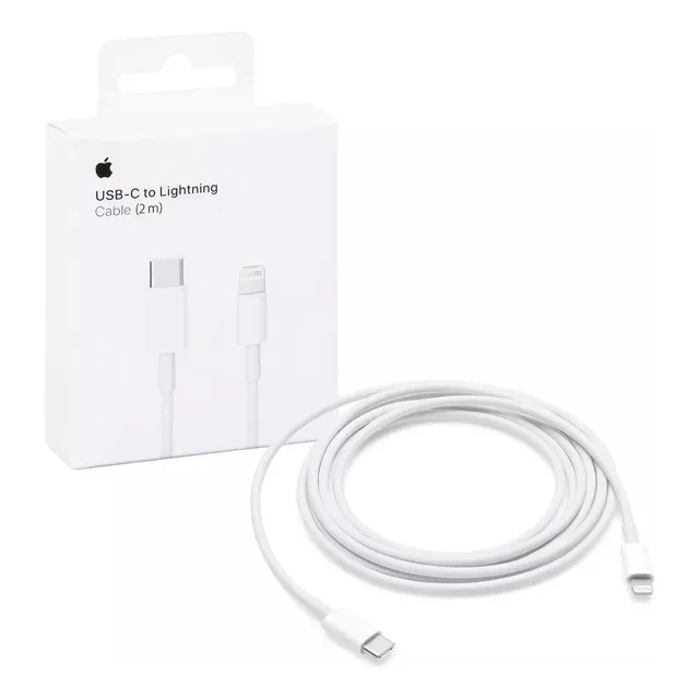Cable Apple Original, Usb C A Lightning, iPhone Cargador, 2m