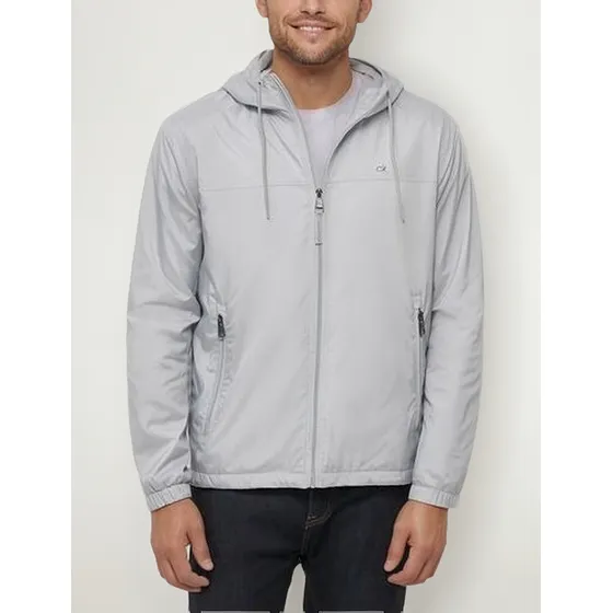 Chamarra Calvin Klein Rompevientos Hombre Impermeable