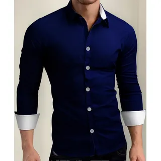 Camisa Social Slim Fit Manga Longa Passa Faci De Microleve Camisa Social Slim Fit Manga Longa Passa Faci De Microleve