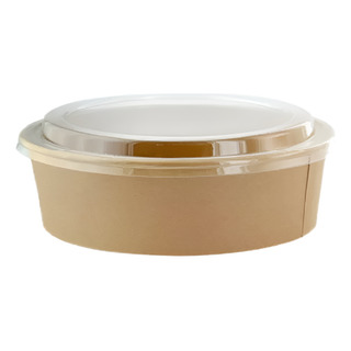 300 Bowls Kraft Contenedores Biodegradables 1000 Ml Con Tapa 300 Bowls Kraft Contenedores Biodegradables 1000 Ml Con Tapa