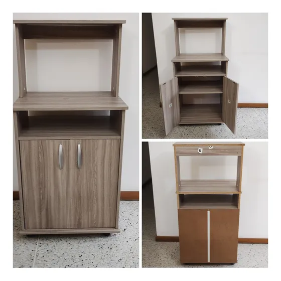 Mueble Auxiliar Para Microondas Rodante.