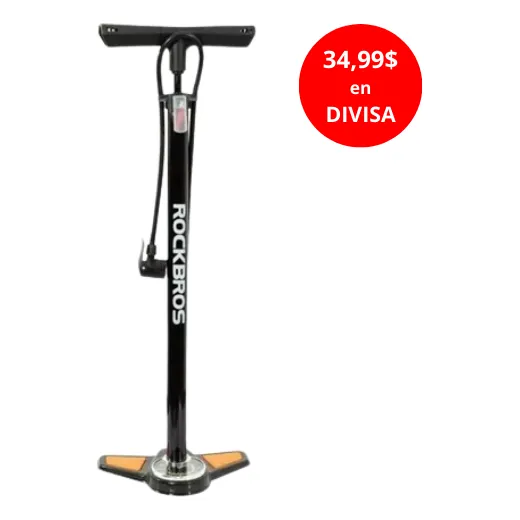 Bomba Pedestal Alta Presión 160psi Bicicletas Motos Rockbros