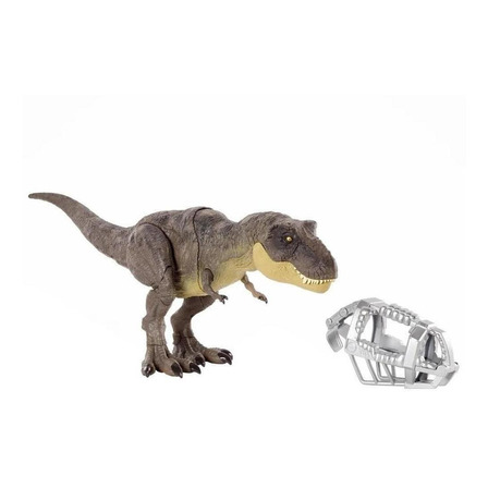 Figura de ação Jurassic World Tiranossauro Rex Stomp 'N escape GWD67 de Mattel
