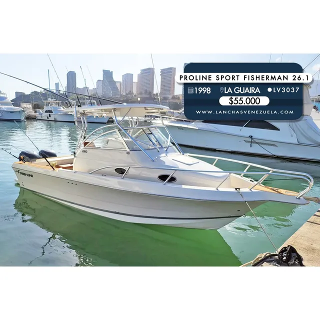 Lancha Proline Sport Fisherman 26.10 Lv3037