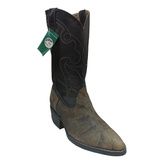 Bota Vaquera Hombre De Iguana Original Ultimos Pares Oferta