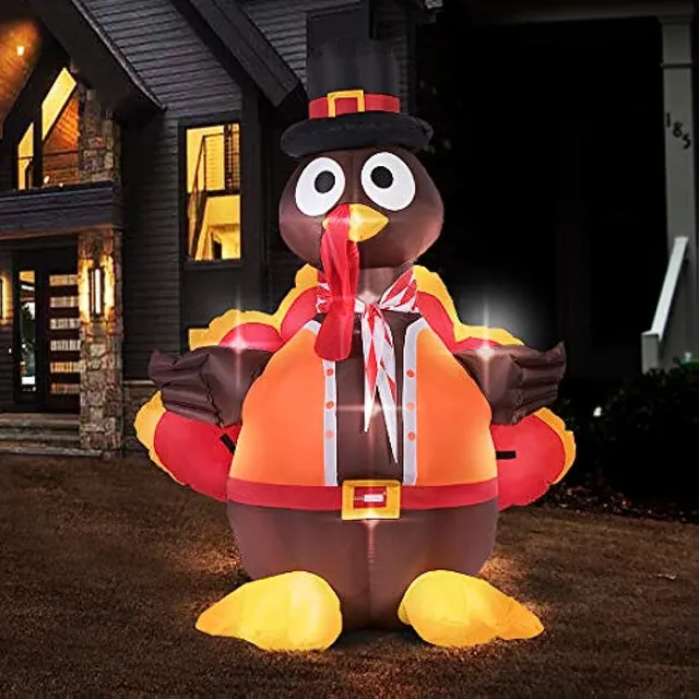 Inflables Inflables Led Iluminado Turquía Con Sombrero