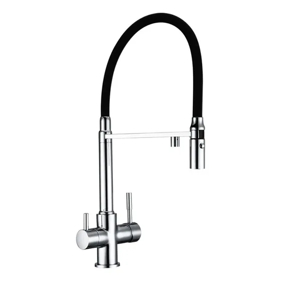 Grifo Cocina Agua Limpia 3 Via Rociador Giratorio Osmosis Tr