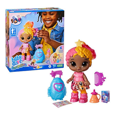 Boneca Baby Alive F7361 Star Besties Bright Bella Hasbro Boneca Baby Alive F7361 Star Besties Bright Bella Hasbro