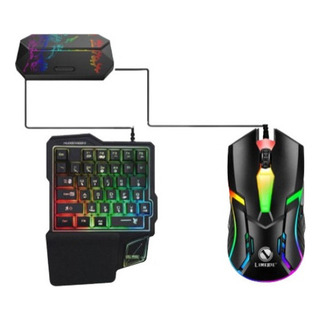 Teclado Y Ratón A Una Mano Mini Jugador Rgb Iluminado Mecáni Teclado Y Ratón A Una Mano Mini Jugador Rgb Iluminado Mecáni
