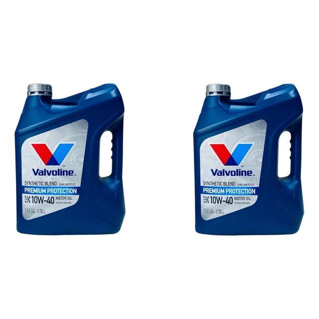 Aceite para motor Valvoline semi-sintético 10W-40 para auto/camioneta 1 pack de 2 unidades x 3.78L / 7.56L