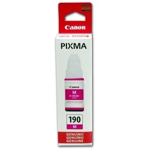 Botella Tinta Impresora Canon Pixma Gi-190 M 70ml - Magenta