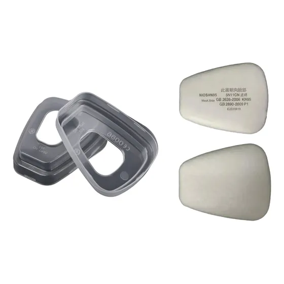 Kit Filtros 3m 5n11 Particulas N95 + Retenedores 501