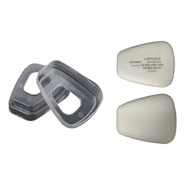 Kit Filtros 3m 5n11 Particulas N95 + Retenedores 501