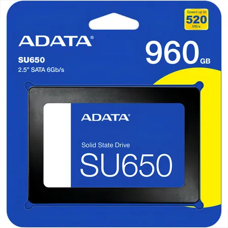 Interno Adata Ultimate Su650 Asu650ss-960gt-r 960gb Preto