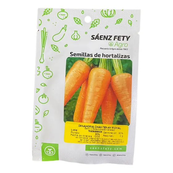 Semilla Hortalizas Zanahoria X 2gr
