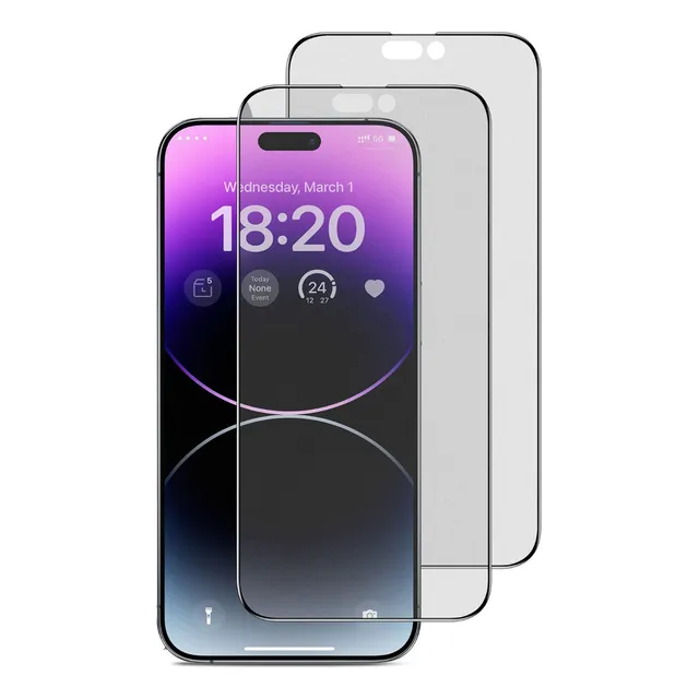 2 Piezas Micas Protector De Pantalla Mate Willa Para iPhone
