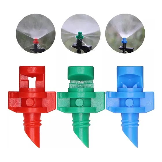 50 Bico Micro Aspersor Spray Estático Irrigador De Jardim 