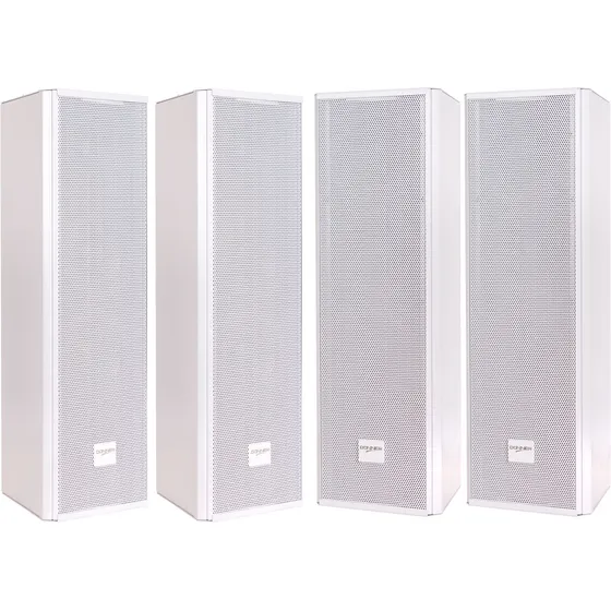 4 Caixas Som Line Array C425 Donner 100wrms Top Igreja Bar