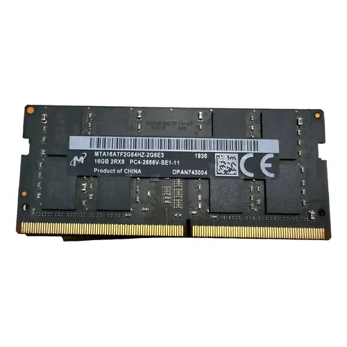 Micron Memoria RAM DDR4 8GB SODIMM 3200MHz Para Laptops 260 Pines