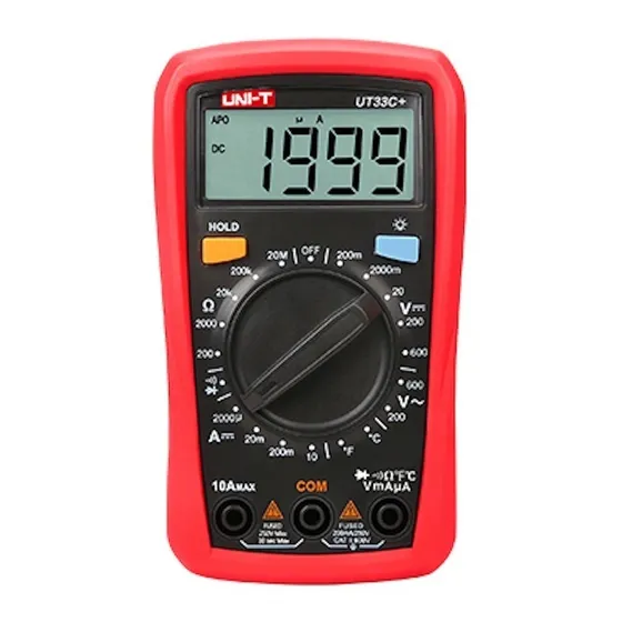 Multimetro Digital Unit Ut33c+