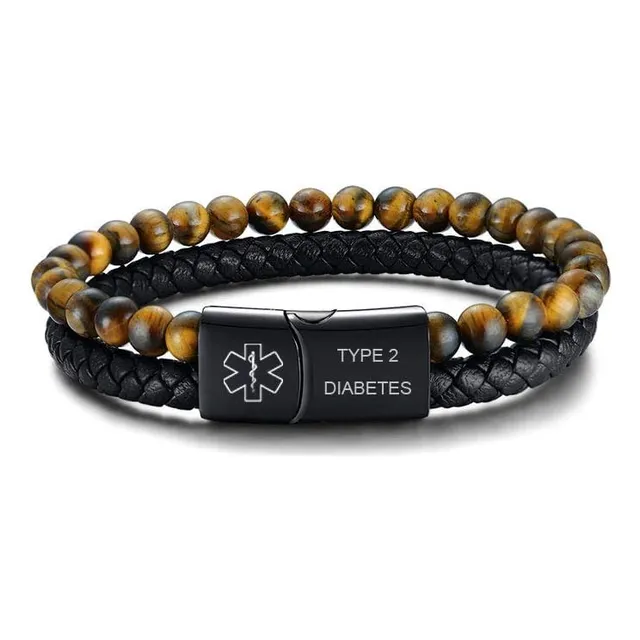 Id De Alerta Médica De Diabetes Vnox Tipo 2 Pulsera De De De