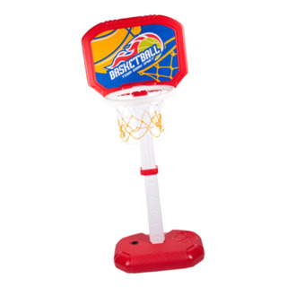 Juego De Pelota De Baloncesto Set De Stand De Rojo Juego De Pelota De Baloncesto Set De Stand De Rojo
