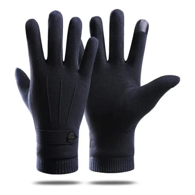 Guantes Premium Frío Táctil Mujer Hombre Térmicos Terciopelo