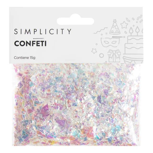 Confetti Simplicity Holográfico