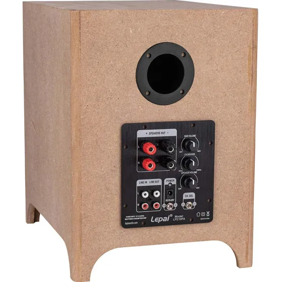 Audio Kit Subwoofer Activo 6-1 2  Amplificador 2.1 Canal