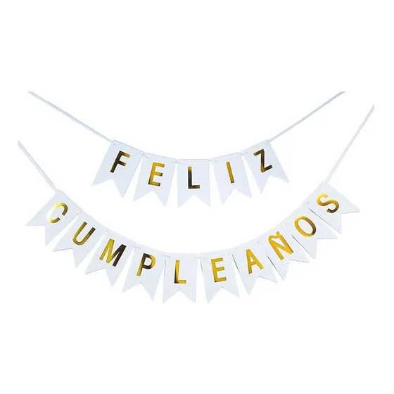 Guirnalda Feliz Cumpleaños Letras Foil, Somoscotillon