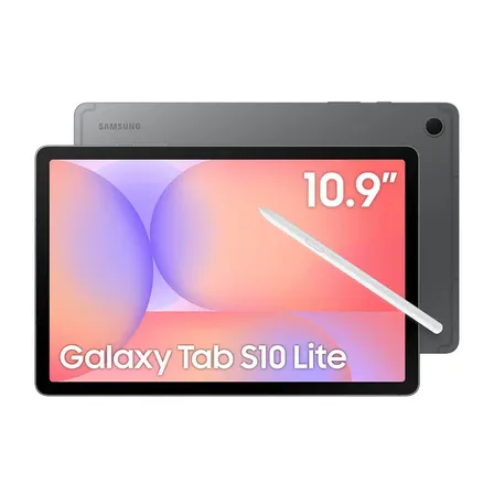 Tablet Samsung Galaxy Tab S10 Lite Wifi, 256gb, 8gb Ram, Tela 10.9 , S Pen E Capa Smartbook Cover Inclusas Cinza