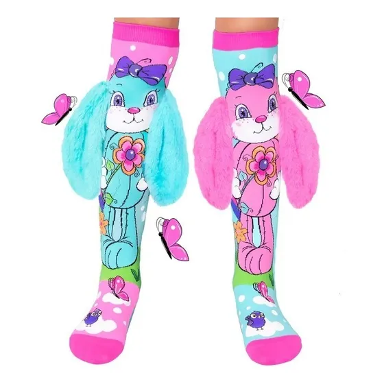 Calcetines De Conejito Adorable De Niña