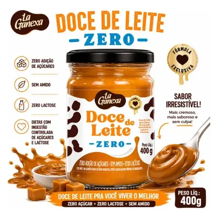 Doce De Leite La Ganexa Zero Açúcar Zero Lactose Sem Amido