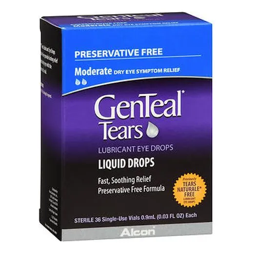 Gotas Lubricantes Tears Para Ojos, 36 Unidades, De Genteal