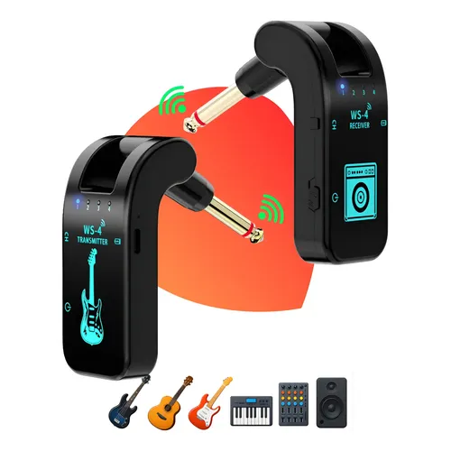 Wireless Guitar System Joyo Jw-06 5.8ghz W/ Charging Box