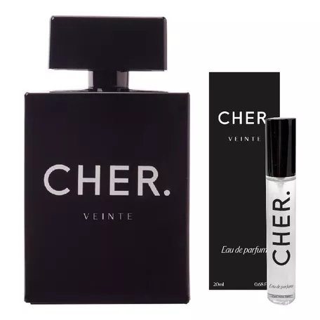 Set Perfume Mujer Cher Veinte 100 Ml Edp + Talla 20 Ml