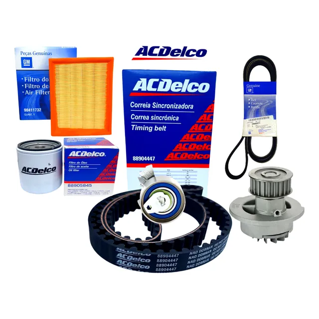 Kit Distribución Corsa Clásica 1.4 1.6 8v  C/bomba + Filtros