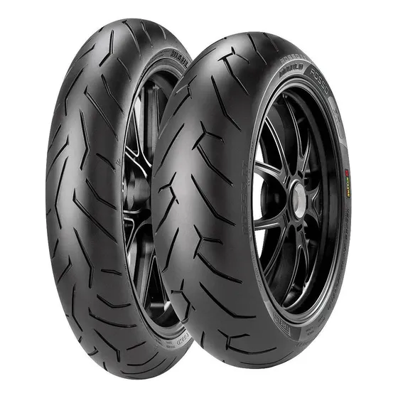 Par Pneus 110/70-17 + 140/70-17 Diablo Rosso 2 Cb300 Twister